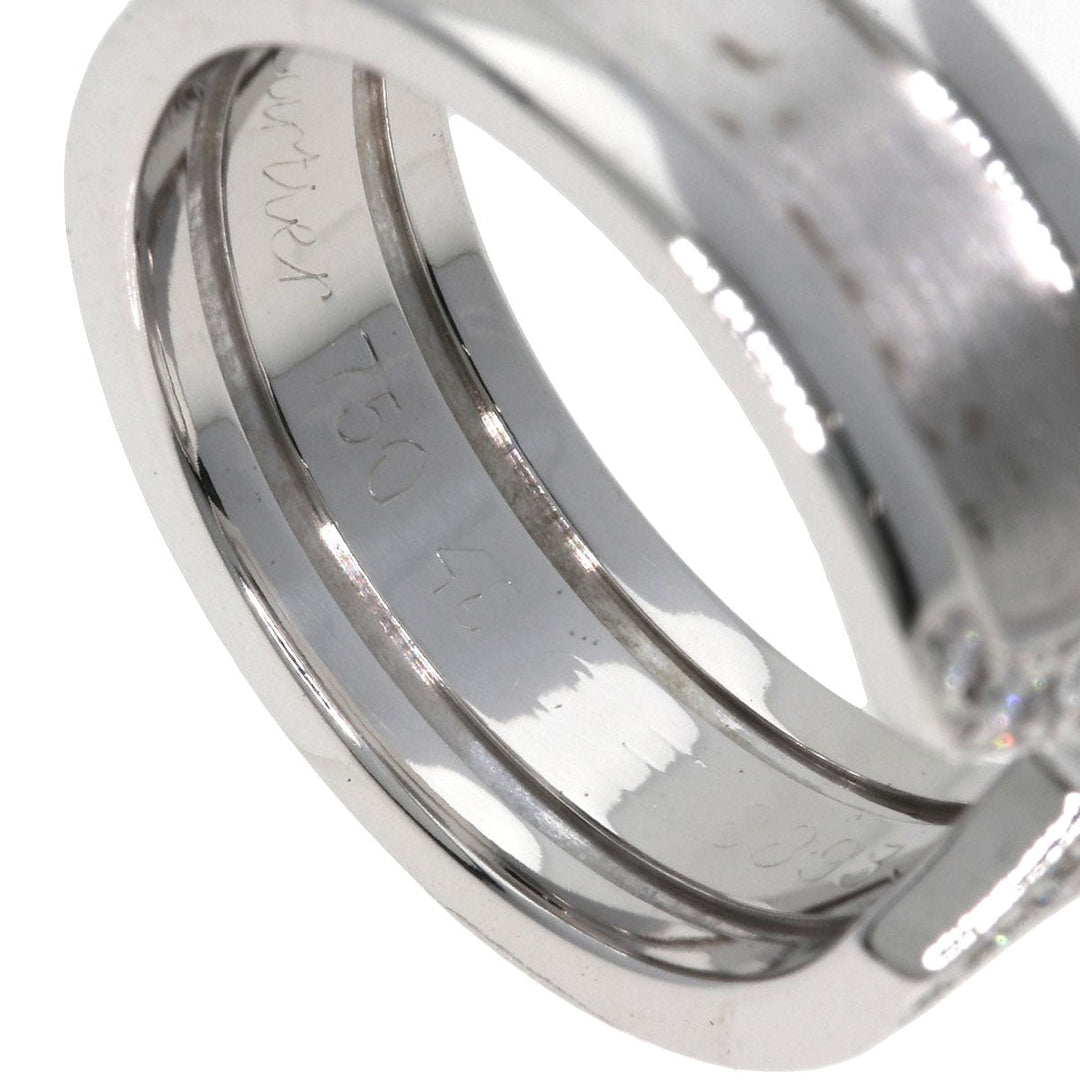 CARTIER Ring K18WG Silver C2 Ring Diamond #48