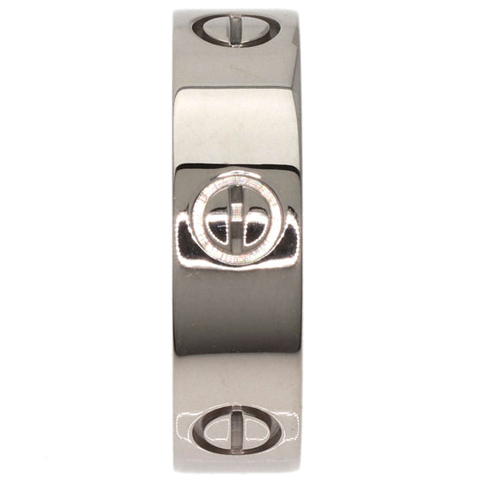 CARTIER Ring K18WG Silver Love Ring #59 unisex(Unisex) Used Authentic