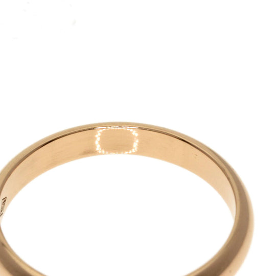 CARTIER Ring 18K Pink Gold gold 1895 Wedding 1P Diamond #46 Women Used Authentic