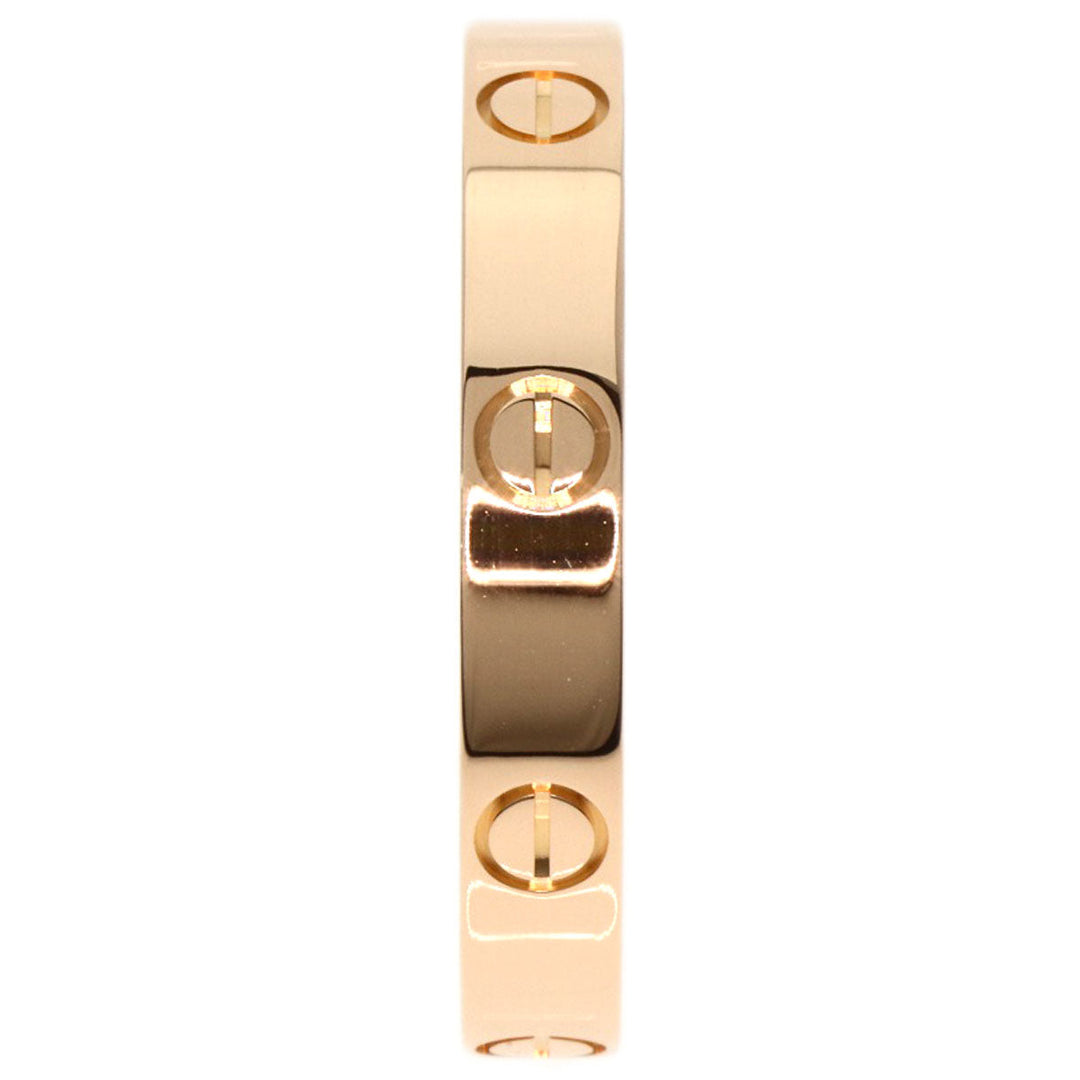 CARTIER Ring 18K Pink Gold gold Mini love ring #65 unisex(Unisex) Used Authentic