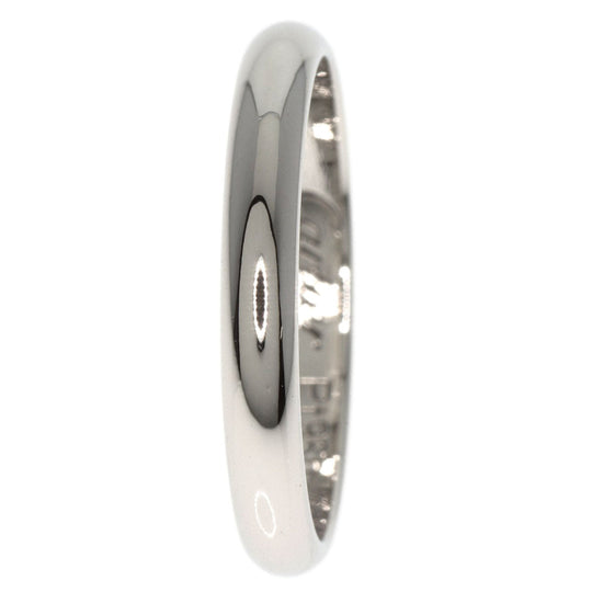 CARTIER Ring PT950 Silver Classic Wedding #49 Women Used Authentic