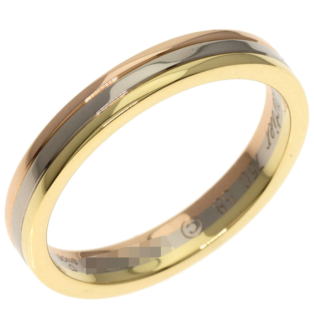 CARTIER Ring 18K Yellow Gold gold Three colors # 58