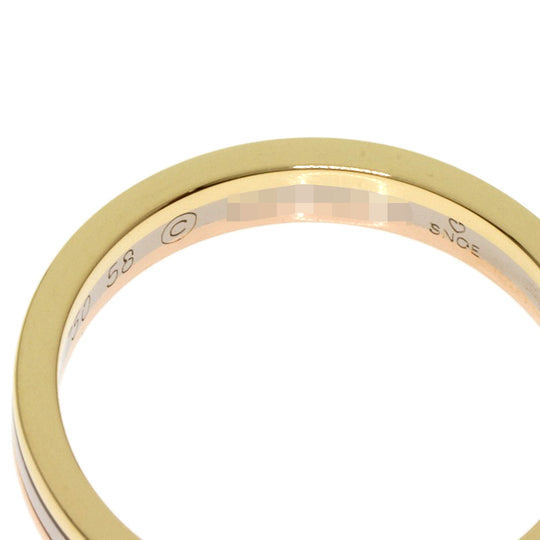 CARTIER Ring 18K Yellow Gold gold Three colors # 58