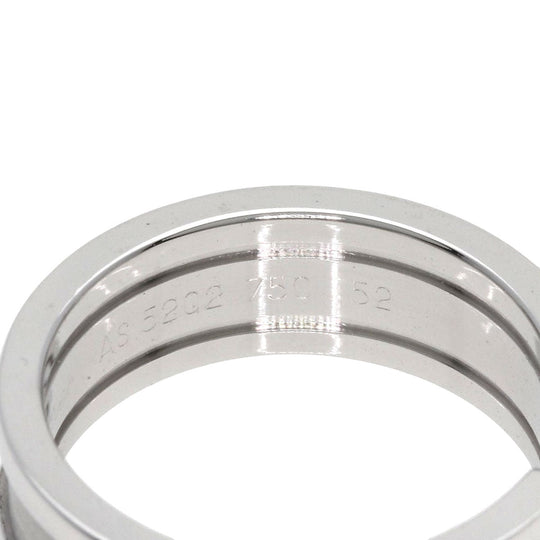 CARTIER Ring K18WG Silver C2 ring # 52 Women Used Authentic