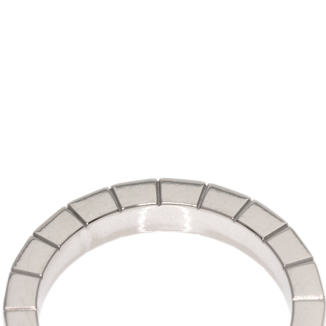 CARTIER Ring K18WG Silver Lanire ring #49 Women Used Authentic