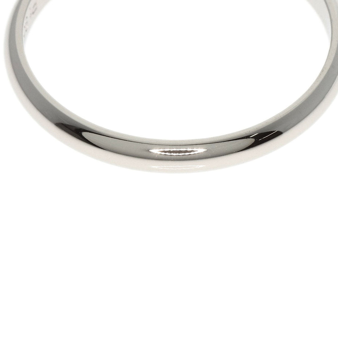 CARTIER Ring PT950 Silver Classic Wedding #61 Women Used Authentic