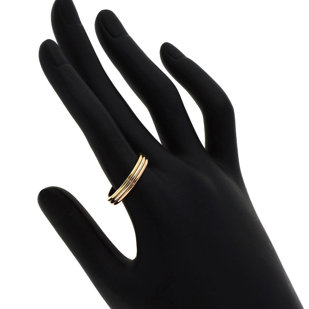 CARTIER Ring K18YG , K18WG , K18PG gold Three colors # 58 Women Used Authentic