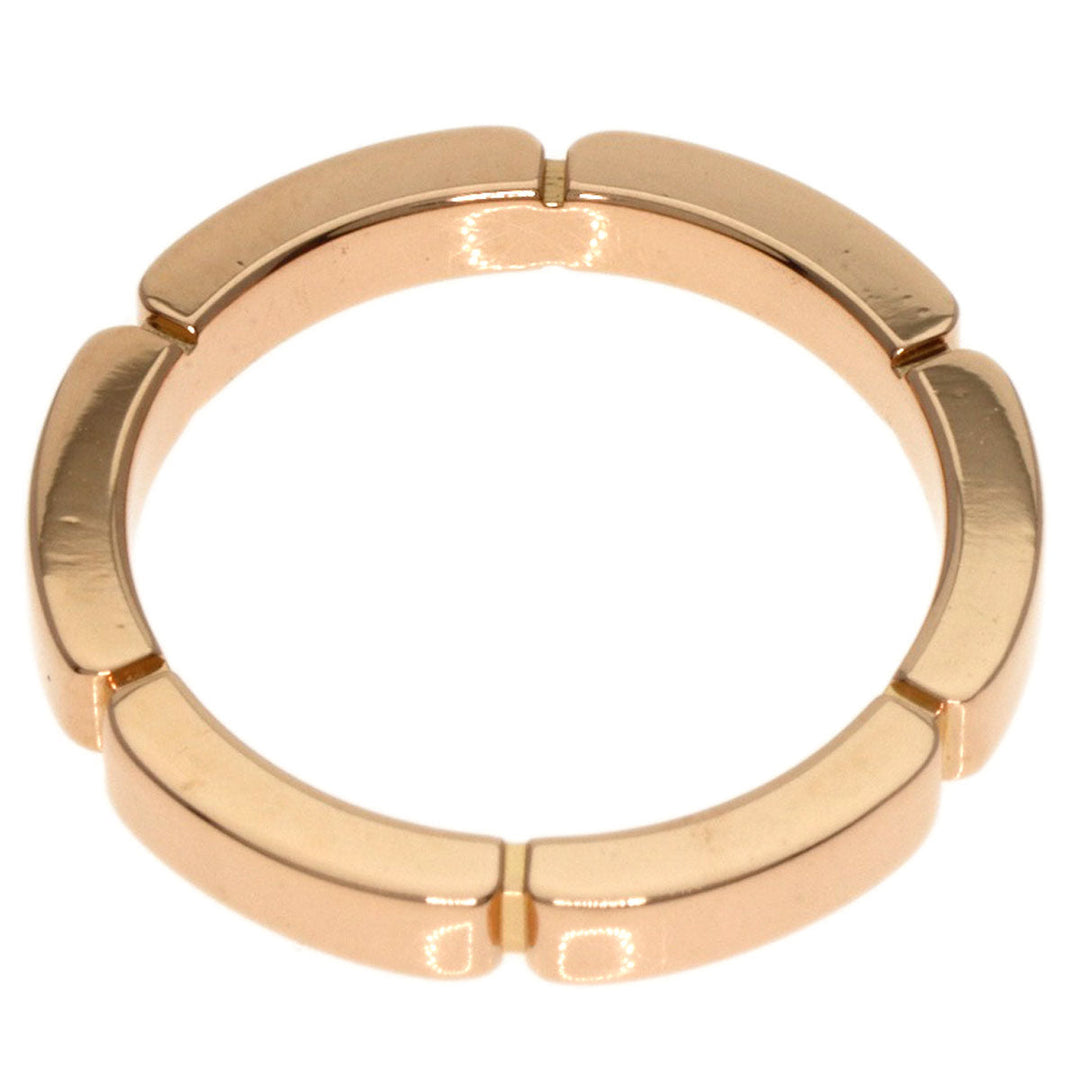 CARTIER Ring 18K Pink Gold gold Maillon PANTHERE Diamond #47 Women Used Authentic