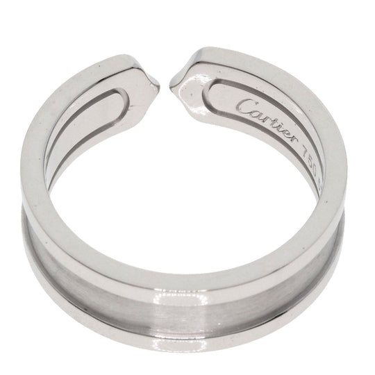 CARTIER Ring K18WG Silver C2 Ring #57 Women Used Authentic