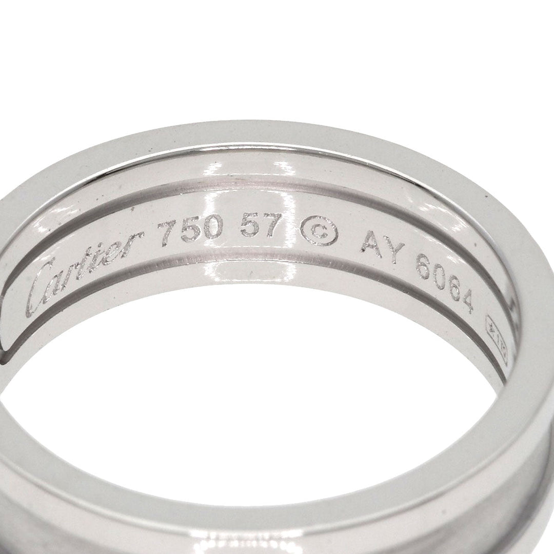CARTIER Ring K18WG Silver C2 Ring #57 Women Used Authentic