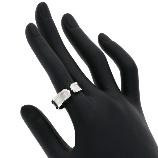 CARTIER Ring K18WG Silver C2 Ring #57 Women Used Authentic
