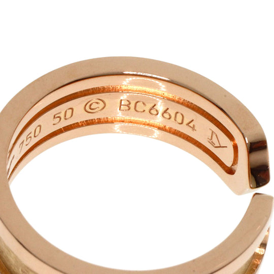 CARTIER Ring 18K Pink Gold gold C2 ring SM #50 Women Used Authentic