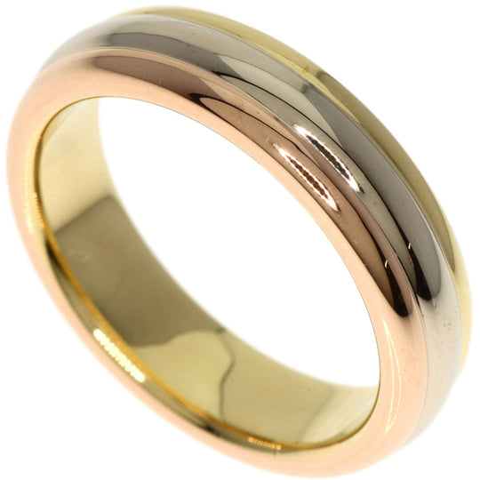 CARTIER Ring K18YG , K18WG , K18PG gold Three color # 50 Women Used Authentic