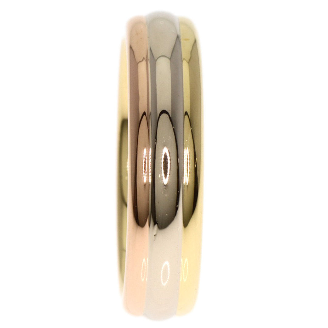 CARTIER Ring K18YG , K18WG , K18PG gold Three color # 50 Women Used Authentic