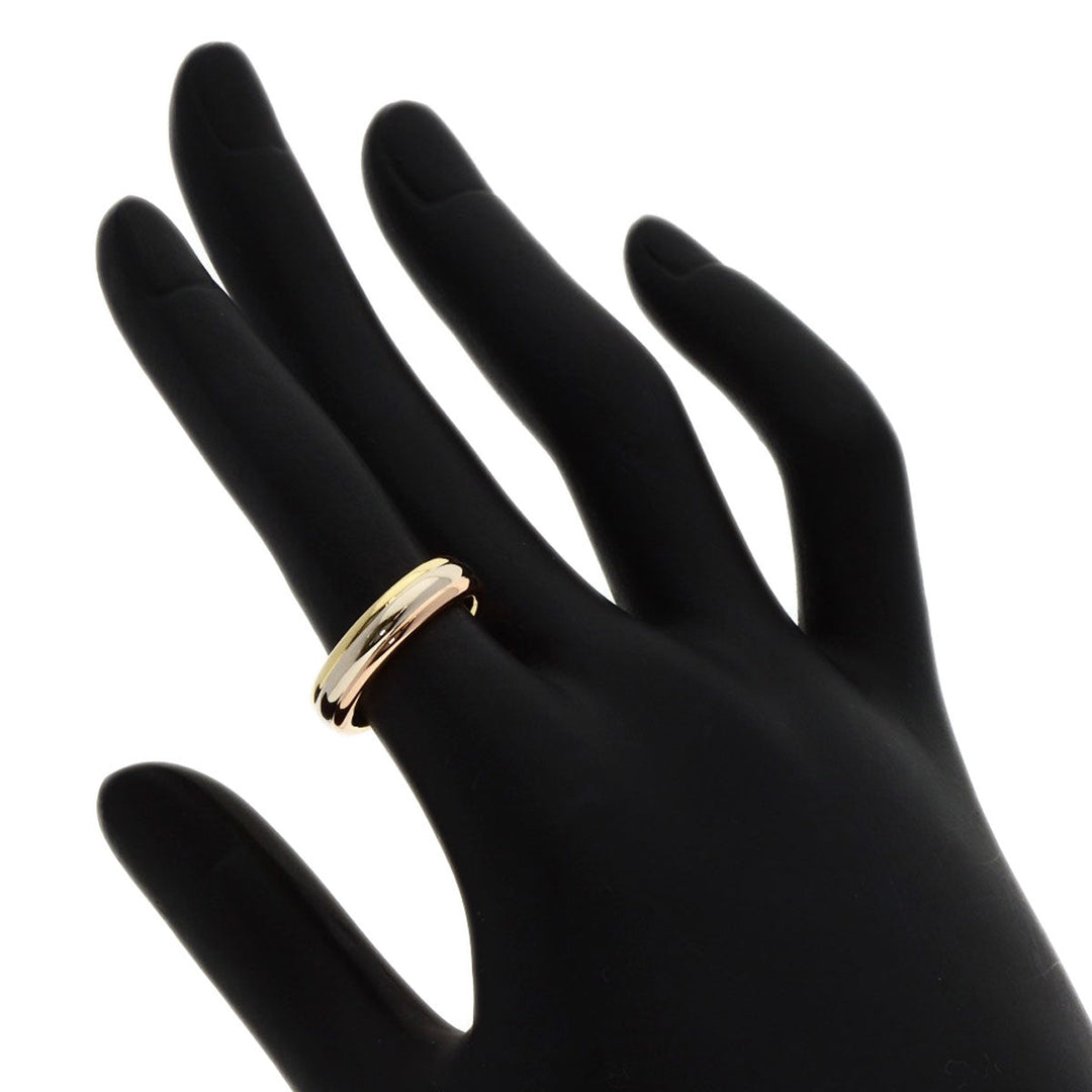 CARTIER Ring K18YG , K18WG , K18PG gold Three color # 50 Women Used Authentic
