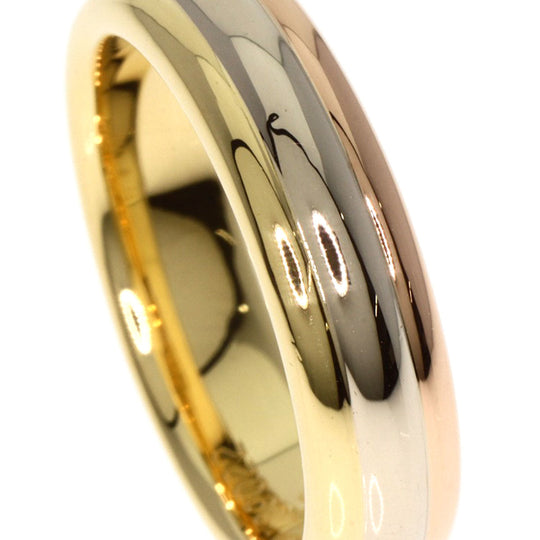 CARTIER Ring K18YG , K18WG , K18PG gold Three color # 50 Women Used Authentic