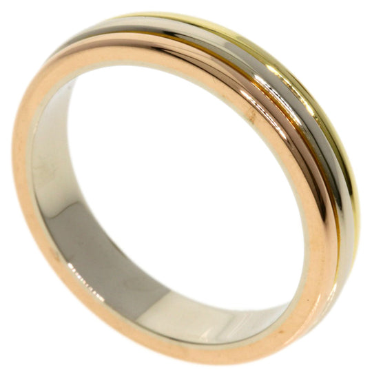 CARTIER Ring K18YG , K18PG , K18WG gold Three color # 50 Women Used Authentic
