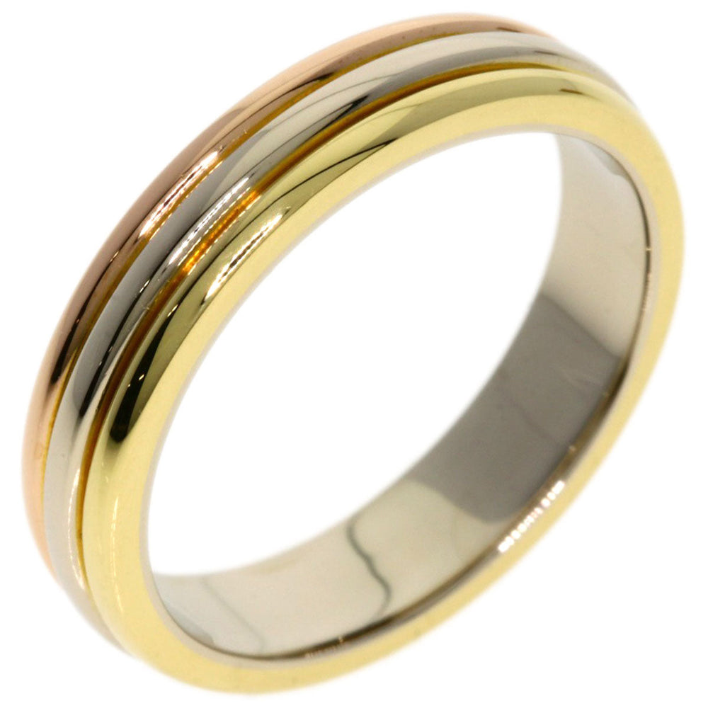 CARTIER Ring K18YG , K18PG , K18WG gold Three color # 50 Women Used Authentic
