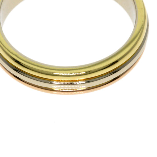 CARTIER Ring K18YG , K18PG , K18WG gold Three color # 50 Women Used Authentic