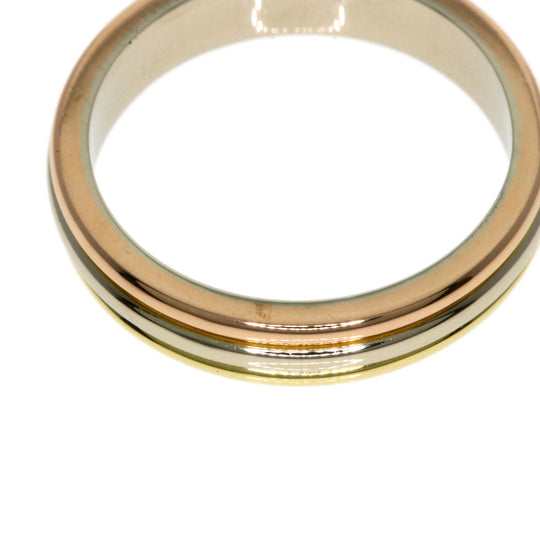 CARTIER Ring K18YG , K18PG , K18WG gold Three color # 50 Women Used Authentic
