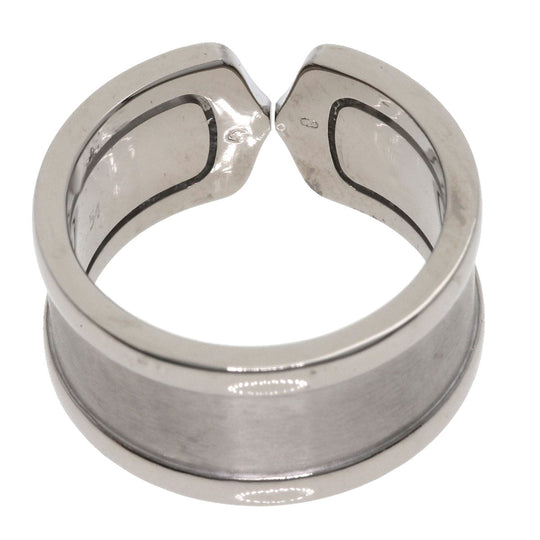 CARTIER Ring K18WG Silver C2 ring LM # 54 Women Used Authentic