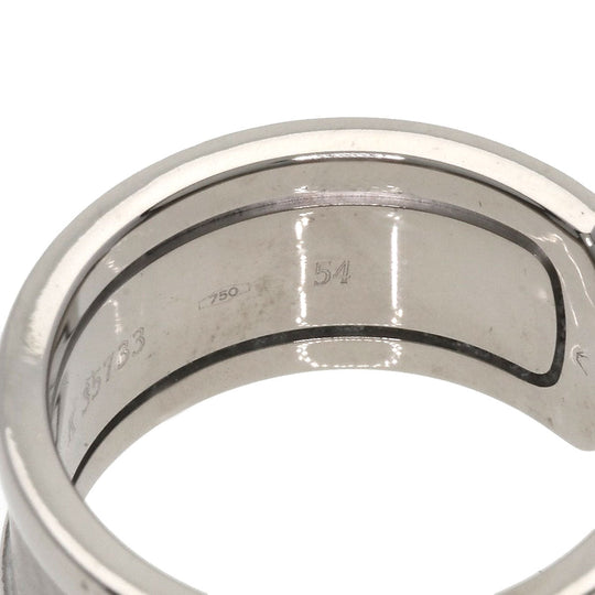 CARTIER Ring K18WG Silver C2 ring LM # 54 Women Used Authentic