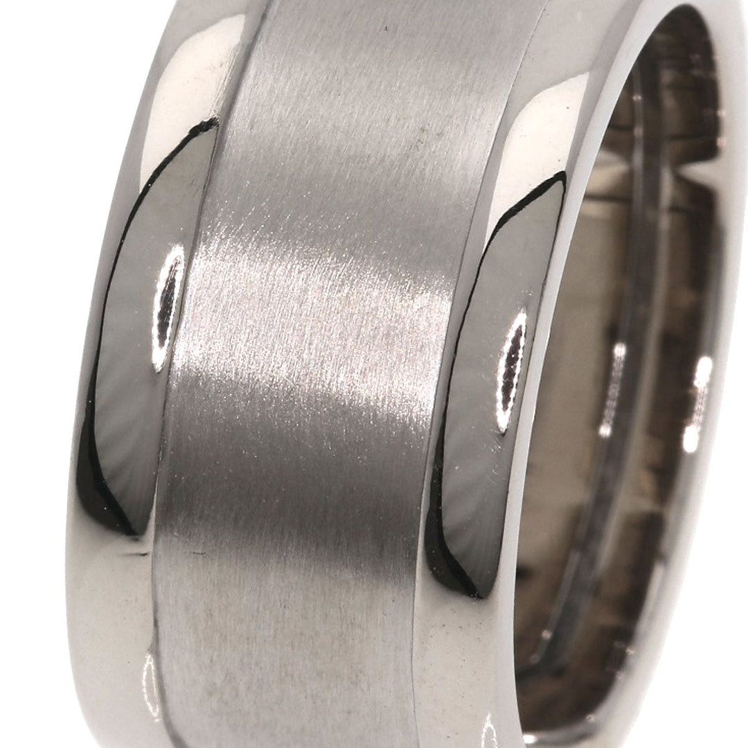 CARTIER Ring K18WG Silver C2 ring LM # 54 Women Used Authentic