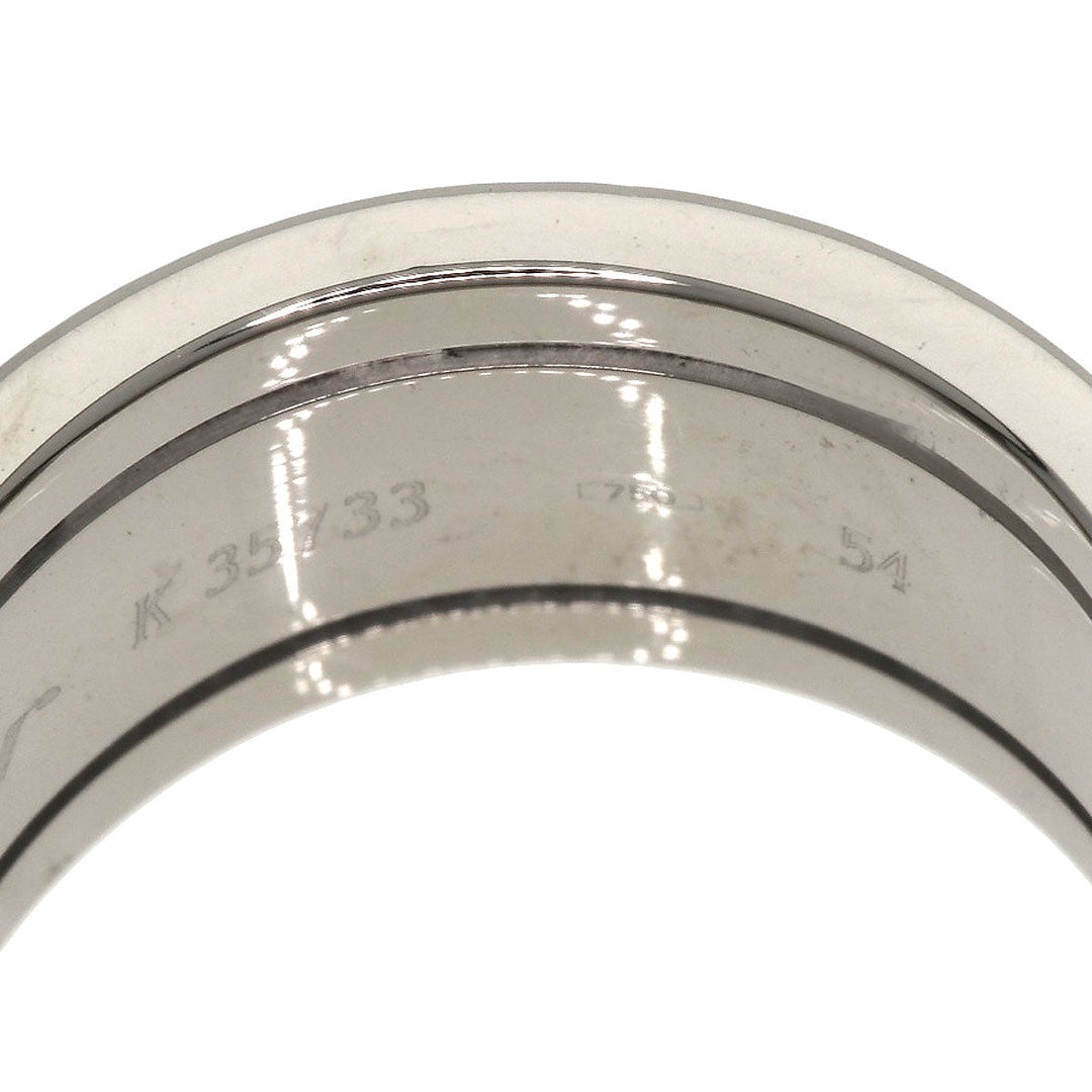 CARTIER Ring K18WG Silver C2 ring LM # 54 Women Used Authentic