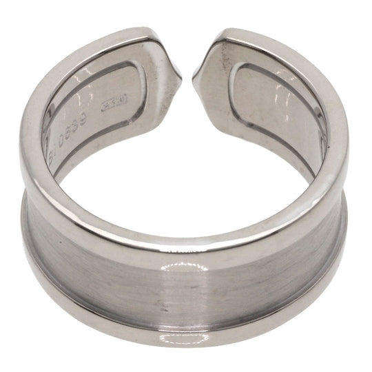 CARTIER Ring K18WG Silver C2 Ring LM #61 unisex(Unisex) Used Authentic