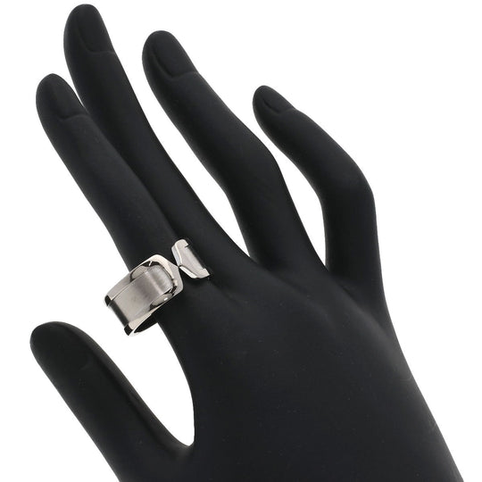 CARTIER Ring K18WG Silver C2 Ring LM #61 unisex(Unisex) Used Authentic