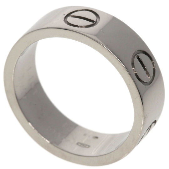CARTIER Ring K18WG Silver Love Ring #48