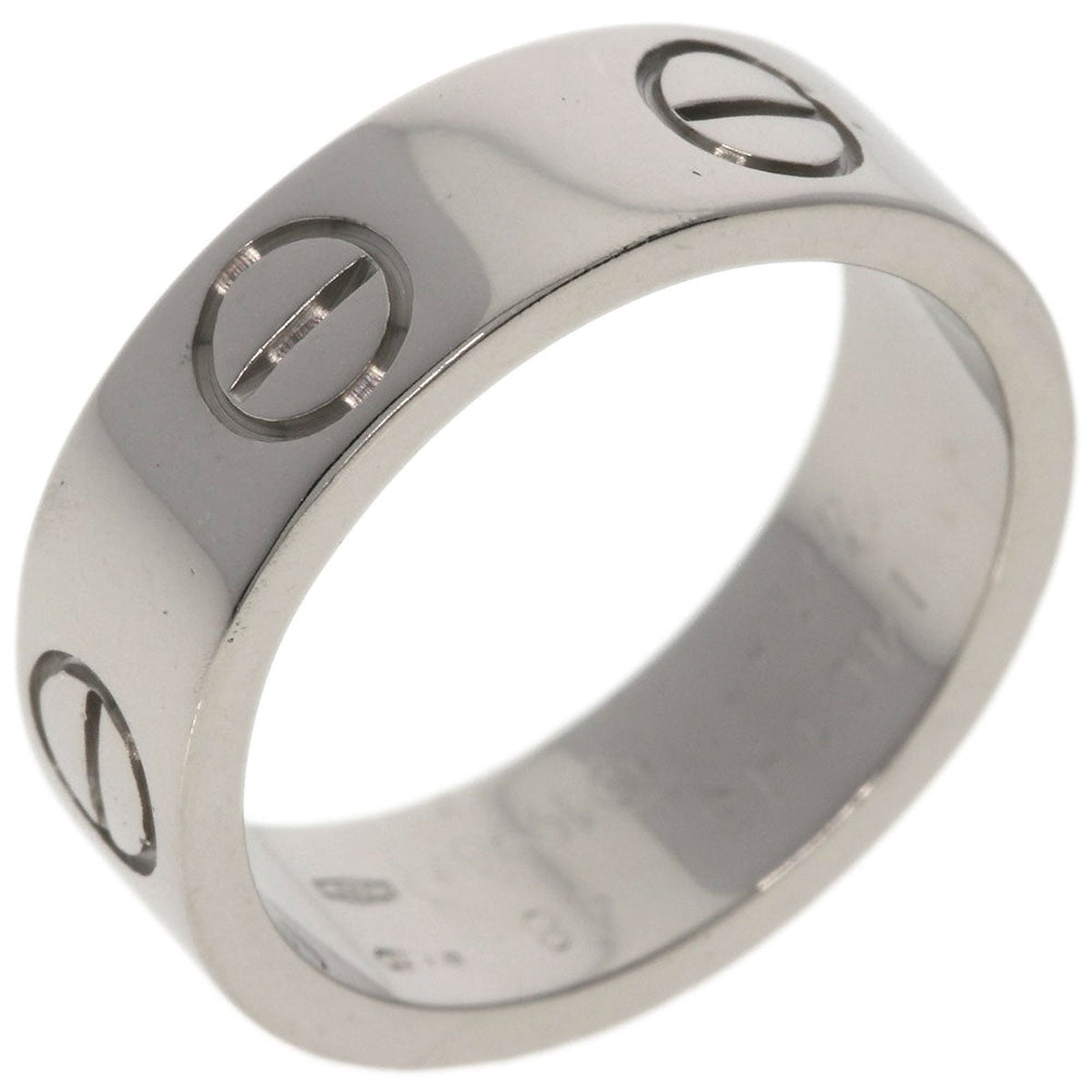 CARTIER Ring K18WG Silver Love Ring #48