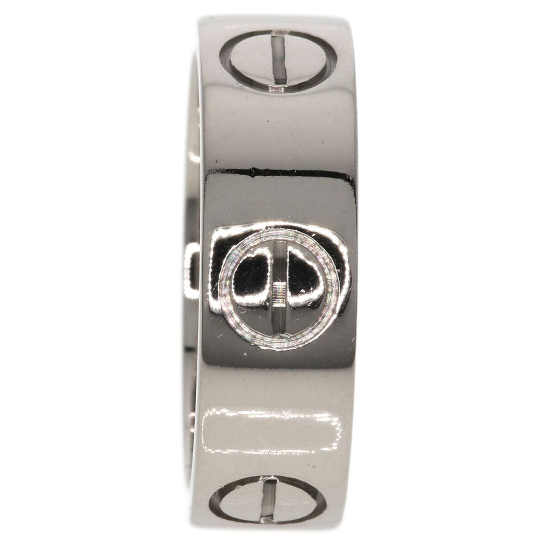 CARTIER Ring K18WG Silver Love Ring #48