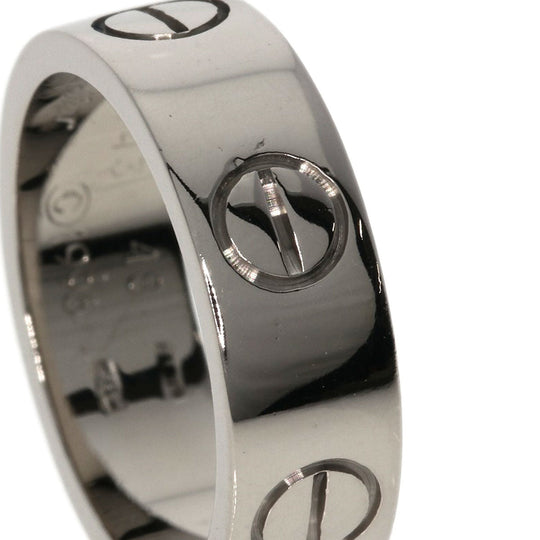 CARTIER Ring K18WG Silver Love Ring #48