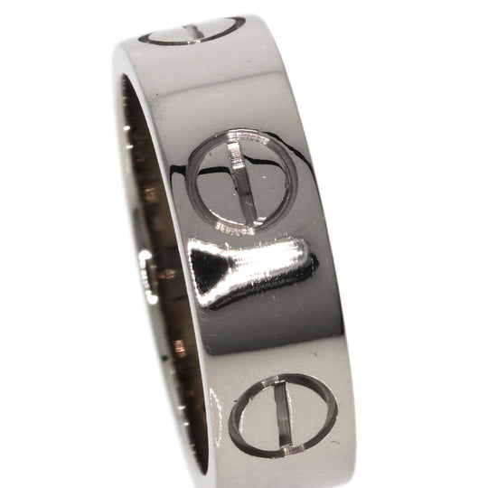 CARTIER Ring K18WG Silver Love Ring #48