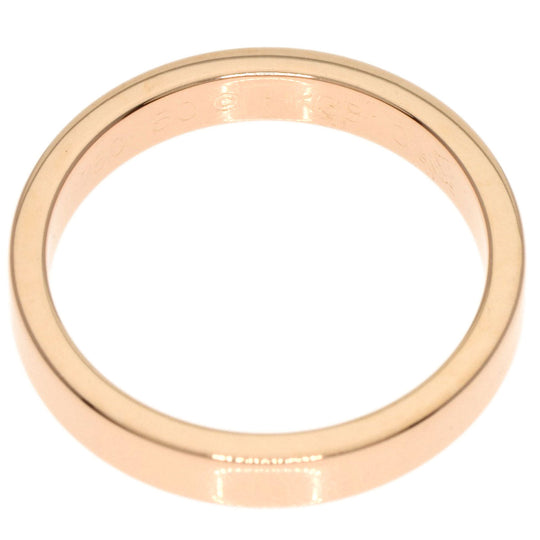 CARTIER Ring 18K Pink Gold gold C Do Engraved #50 Women Used Authentic