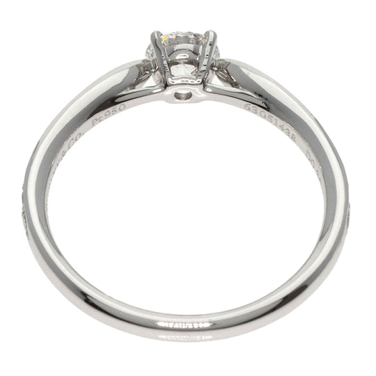 TIFFANY&Co. Ring PT950 Silver Harmony 1P Diamond Women Used Authentic