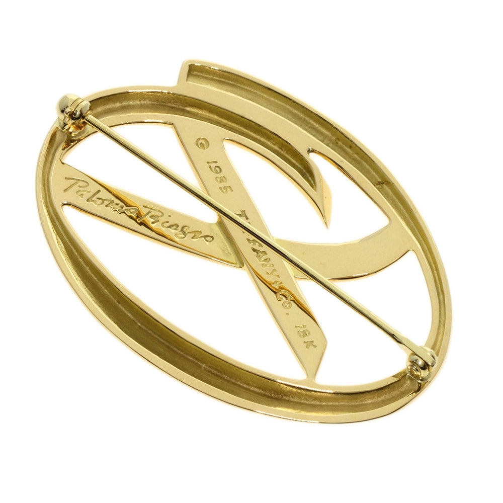 TIFFANY&Co. Brooch 18K Yellow Gold gold Paloma Picasso Kiss Women Used Authentic