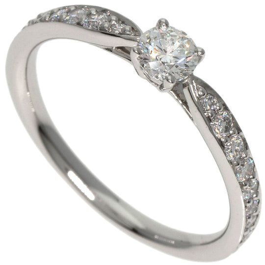 TIFFANY&Co. Ring PT950 Silver Harmony diamond Women Used Authentic