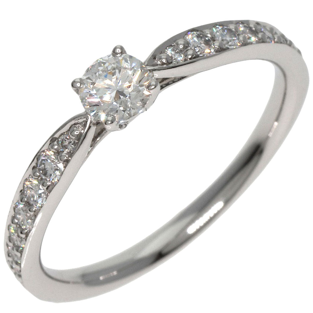 TIFFANY&Co. Ring PT950 Silver Harmony diamond Women Used Authentic