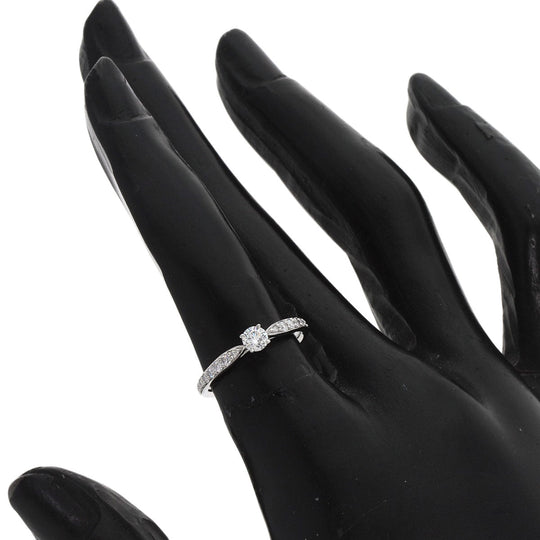 TIFFANY&Co. Ring PT950 Silver Harmony diamond Women Used Authentic