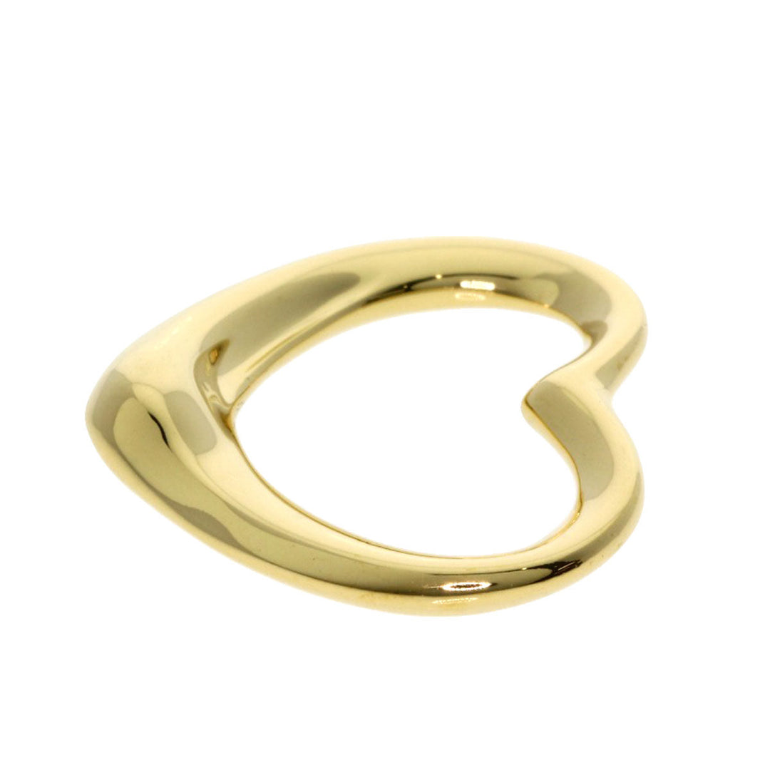 TIFFANY&Co. Pendant top 18K Yellow Gold gold Open heart Women Used Authentic