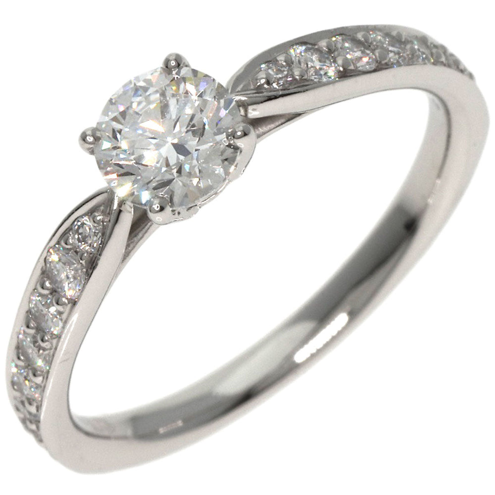 TIFFANY&Co. Ring PT950 Silver Harmony diamond Women Used Authentic