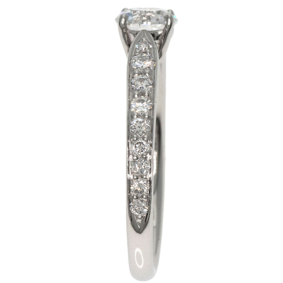TIFFANY&Co. Ring PT950 Silver Harmony diamond Women Used Authentic