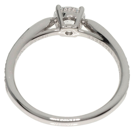 TIFFANY&Co. Ring PT950 Silver Harmony diamond Women Used Authentic