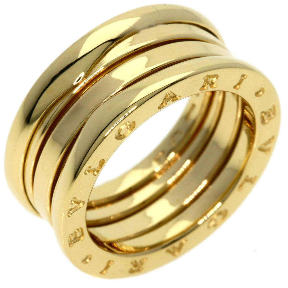 BVLGARI Ring 18K Yellow Gold gold B-zero1 B-zero One 2 Band #49 Women Used Authentic