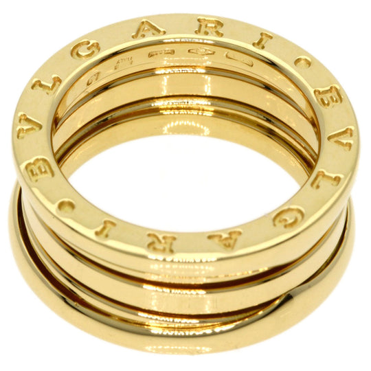 BVLGARI Ring 18K Yellow Gold gold B-zero1 B-zero One 2 Band #49 Women Used Authentic