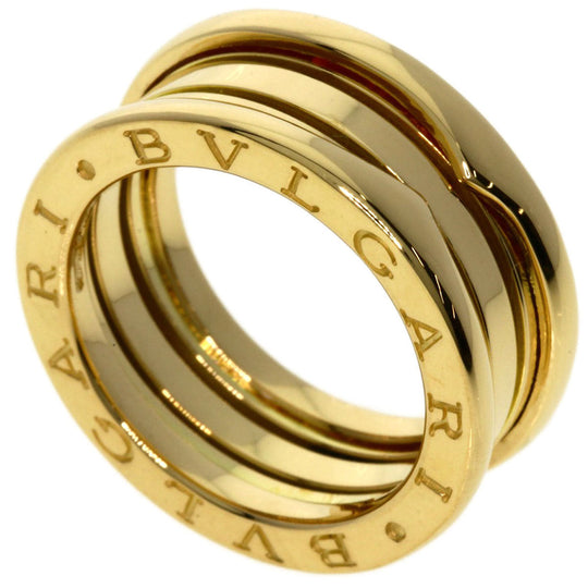 BVLGARI Ring 18K Yellow Gold gold B-zero1 B-zero One 2 Band #52 Women Used Authentic