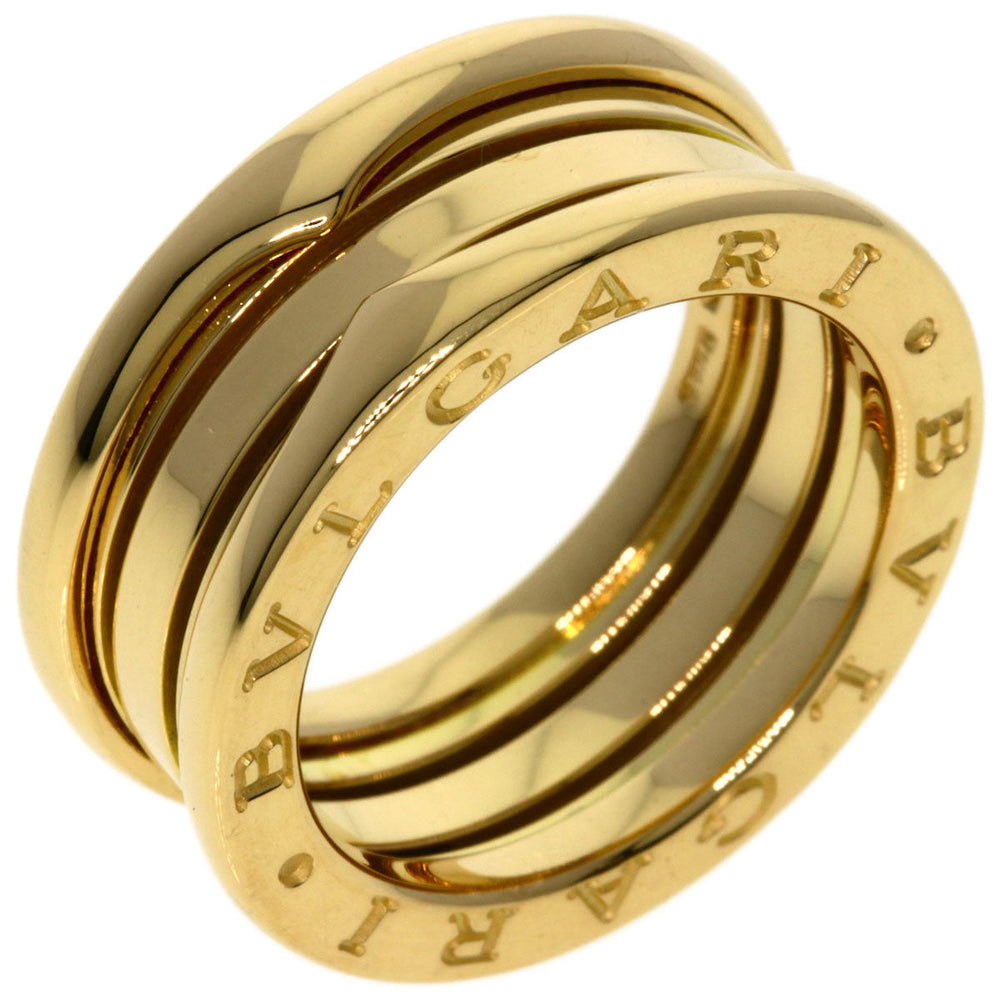 BVLGARI Ring 18K Yellow Gold gold B-zero1 B-zero One 2 Band #52 Women Used Authentic