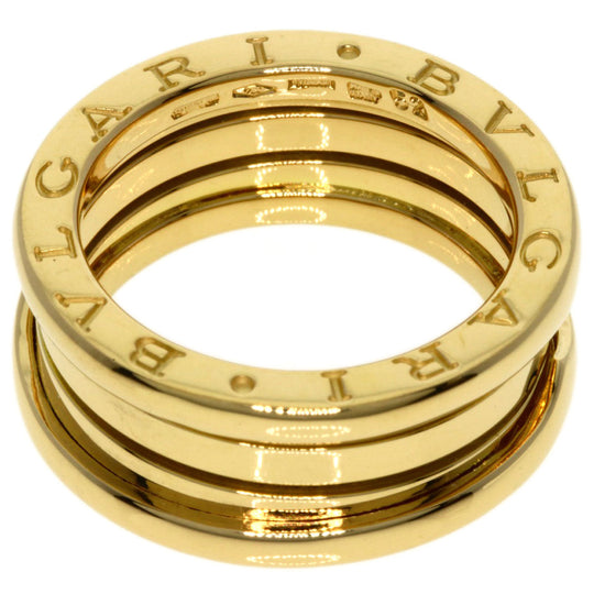 BVLGARI Ring 18K Yellow Gold gold B-zero1 B-zero One 2 Band #52 Women Used Authentic